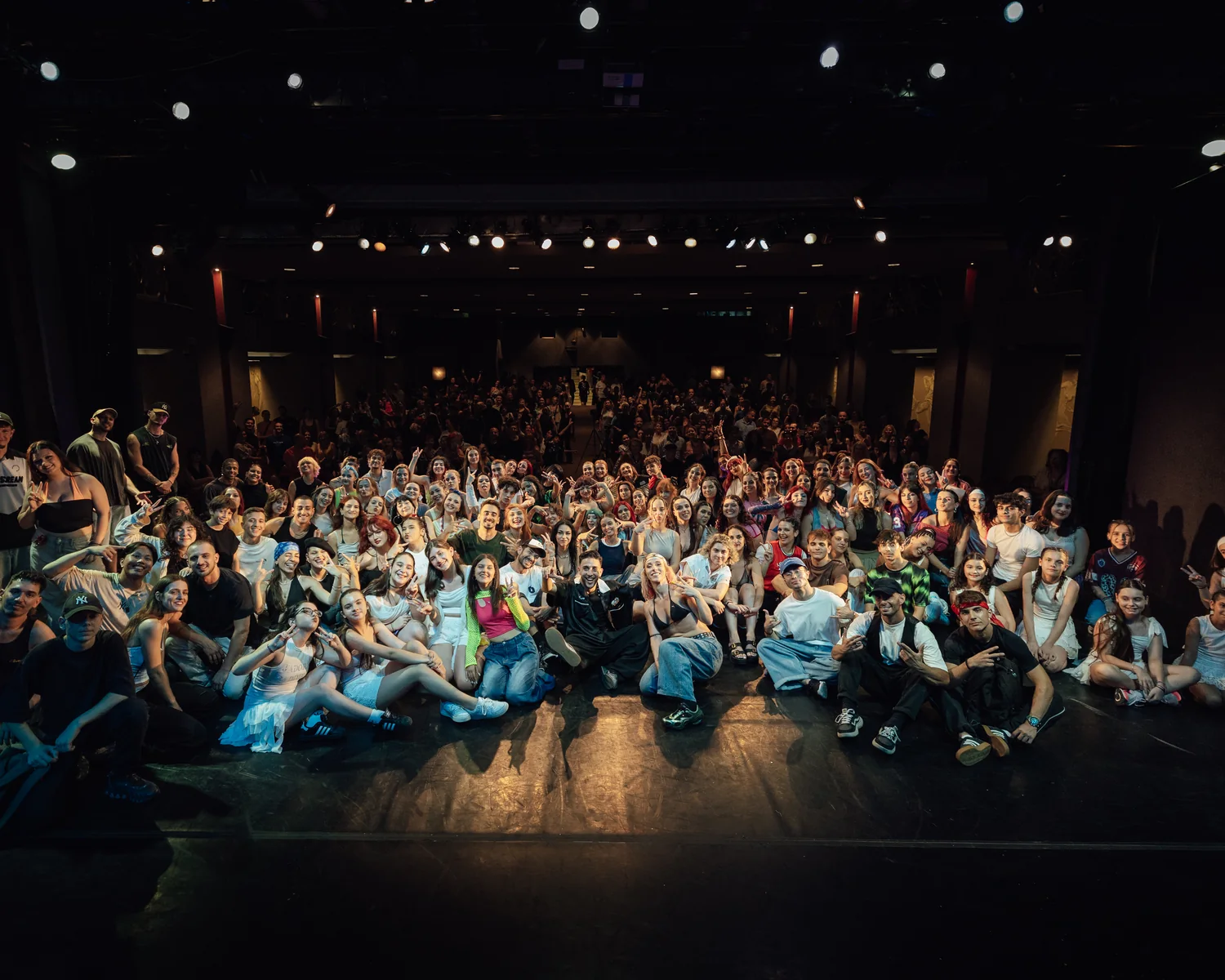 Dancers gathered inside UMOVE Studio Athens